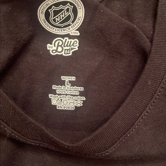 NHL Black women’s support your local hockey team shirt capitals nwt large - Picture 6 of 9